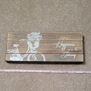 Hobby Lobby  Happiness Is In The Journey Wooden Bicycle Decor
